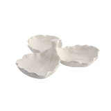 Cabbage Earthenware Divided Serving Dish
