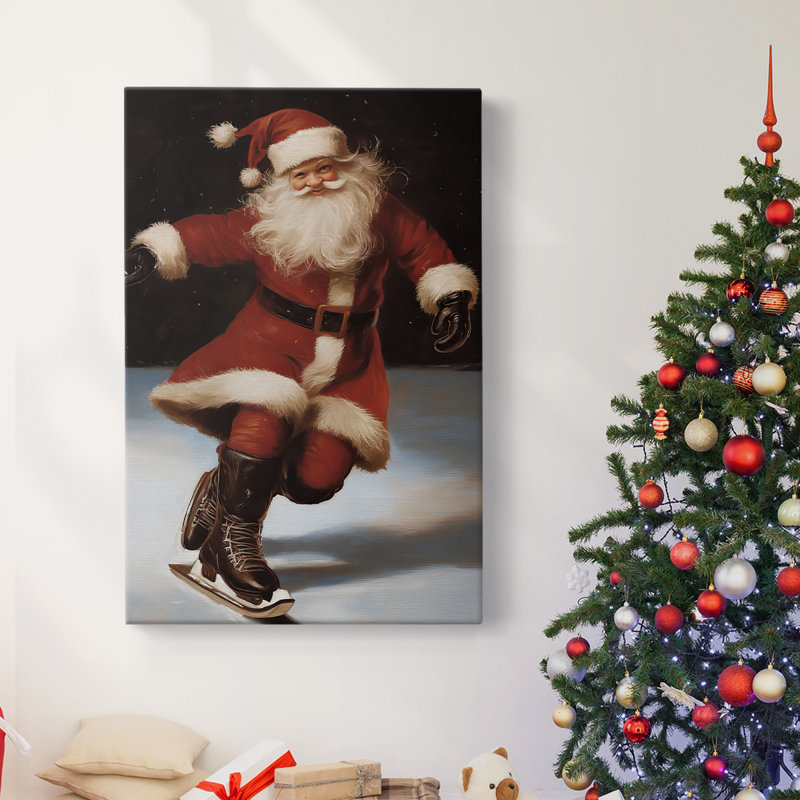 Art des Fêtes de Noël - Toile tendue avec châssis - Série 2-CLXI, H 60 po x l 40 po