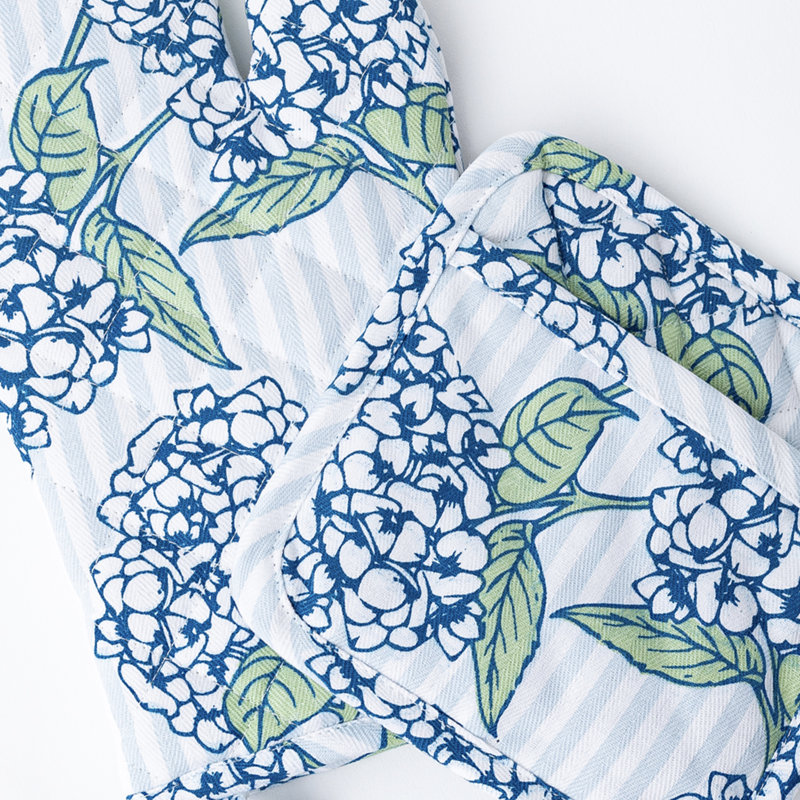 Ensemble de gant hydrangea
