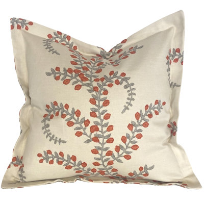 Floral Reversible Pillow Cover