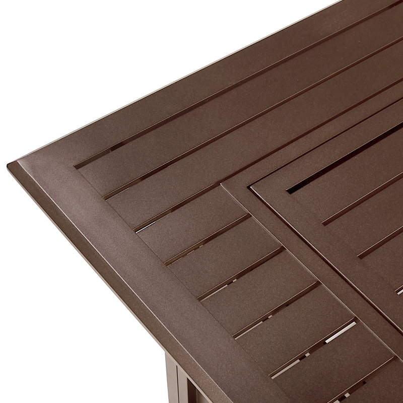Avaline X 31 po Foyer de table en aluminium au propane, perles de verre, deux couvercles, couvercle, finition cuivre de 55 000 BTU