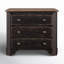 Americana 34" W Three-Drawer Nightstand-98370155
