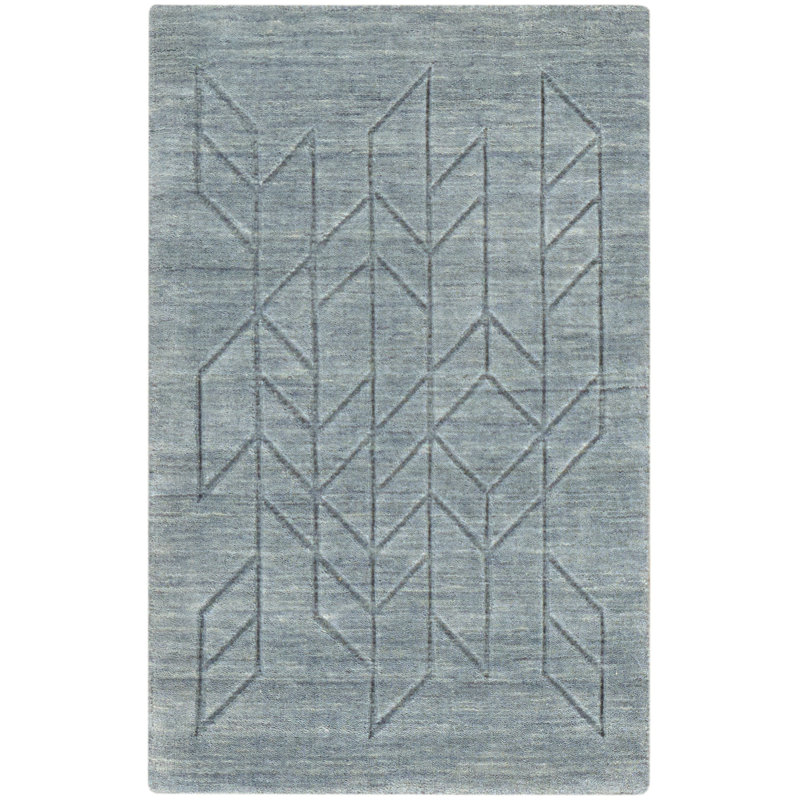 Milord Wool Hand Woven Area Rug, Rectangle 61 x 91cm