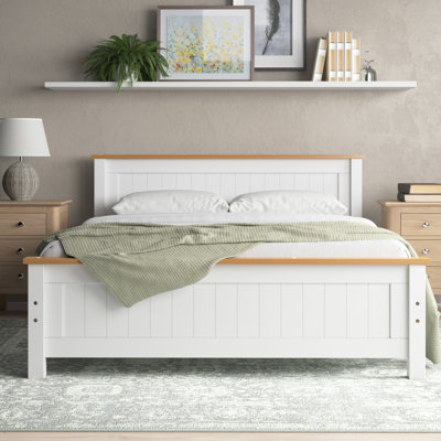 Aubrey Solid Wood Bed with Mattress