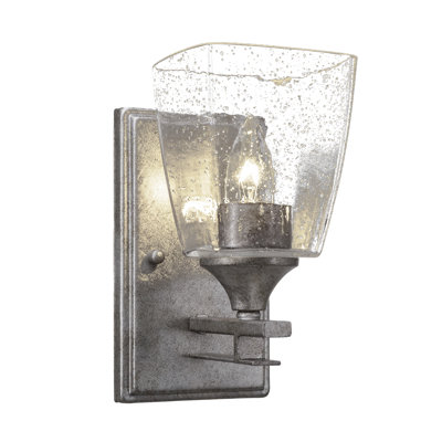 Applique murale Uptowne avec verre carré 4,5 po