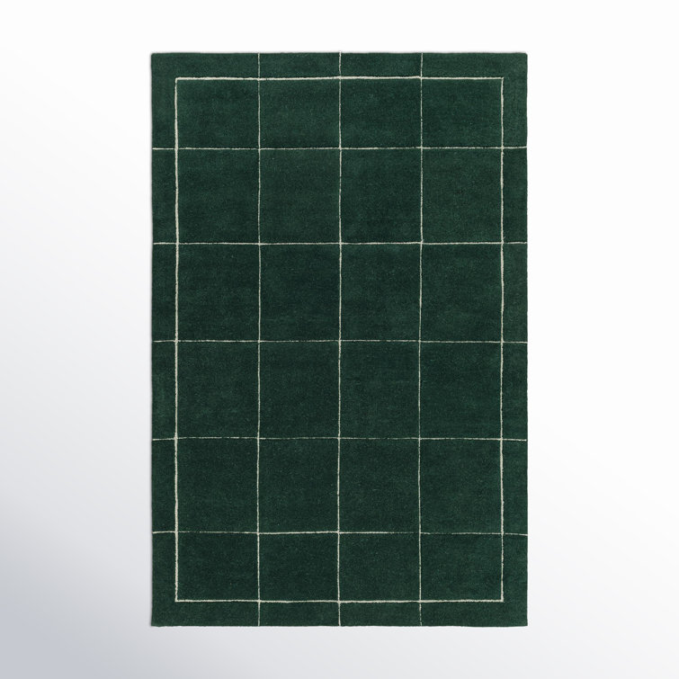 Mallory Green Hand Tufted Area Rug