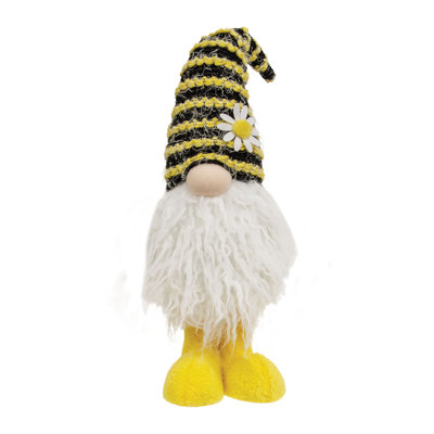 Gnome debout à rayures Fuzzy Bee