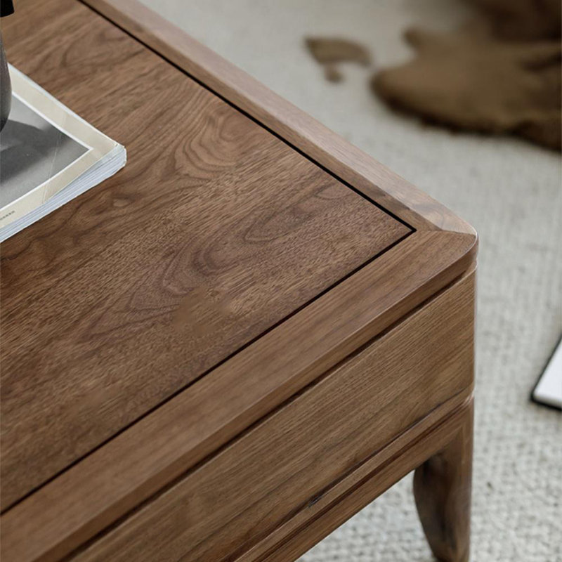 Light luxury coffee table, 15.4" H x 39.4" L x 39.4" W