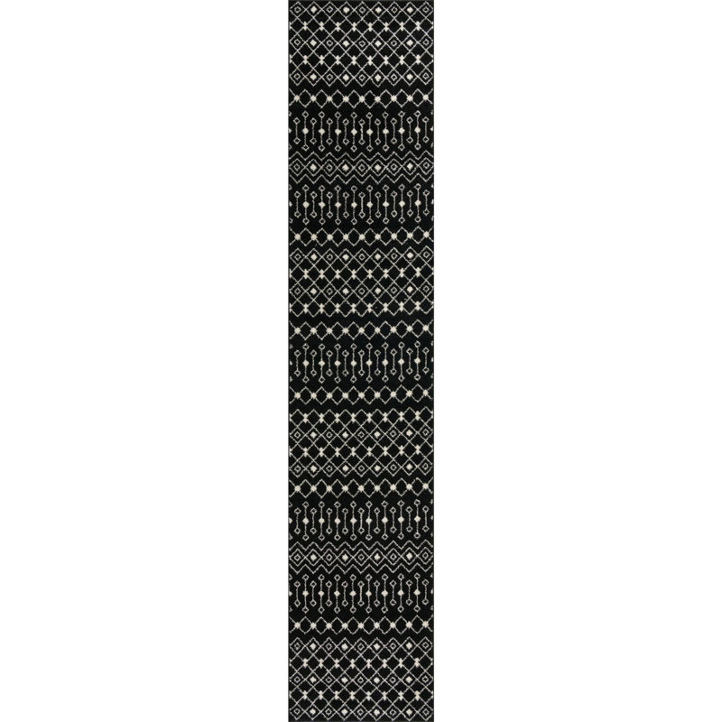 Geometric Indoor Rug, Runner 3'3" x 16'5"
