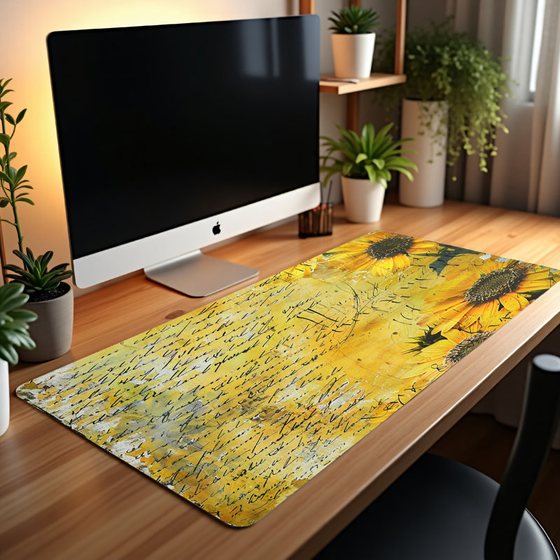 Polyester Desk Pad, 31.5x15.5
