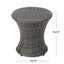 Table d'appoint polyvalente pour l'extérieur - Weather-, P 19,53 po, côté gris, espace, H-1885933257