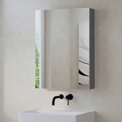 60mm W 80mm H Medicine Cabinet Mirror