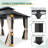 12 Ft. W x 10 Ft. D Metal Gazebo