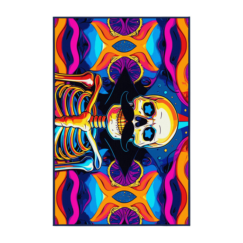 Kaleidoscope Radiance Rug, Rectangle 3' x 5'