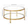 Abdul-Muizz Glass Top Coffee Table