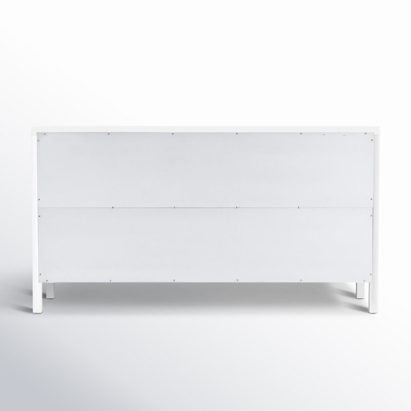 Nora 6-Drawer Dresser, Smooth White
