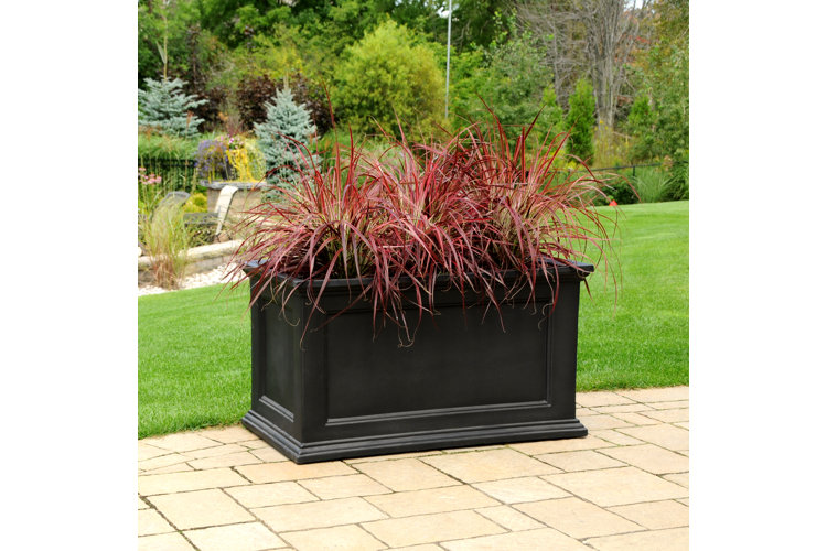 Top Black Rectangle Planters & Rectangulars