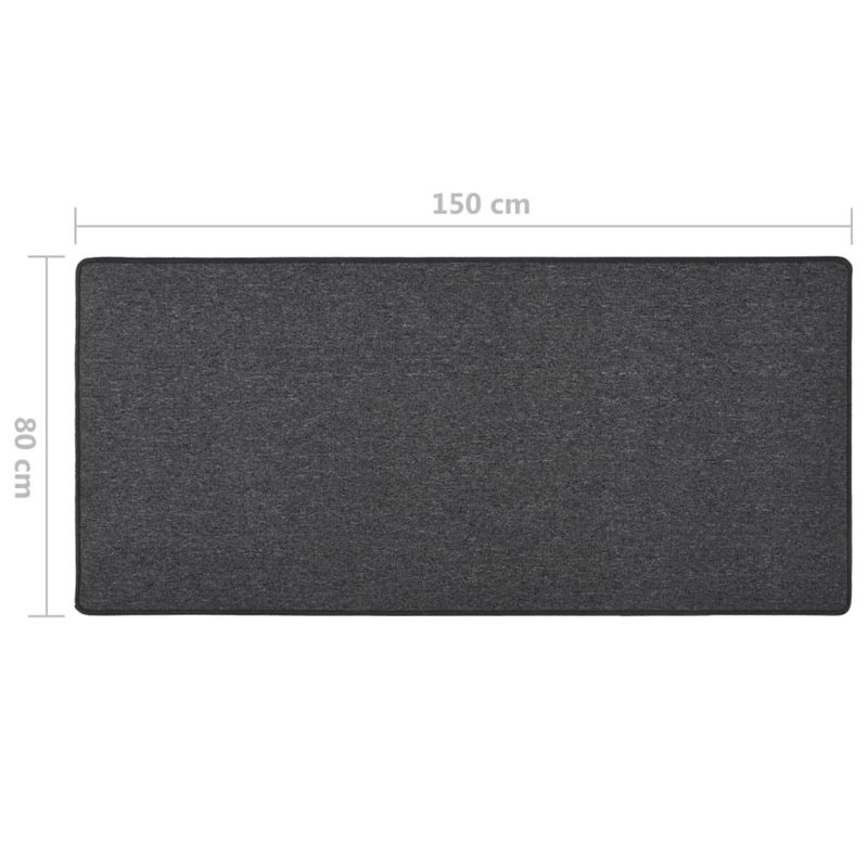 Gotham Solid Colour Area Rug, Rectangle 80 x 150cm
