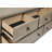 Aceves 7-Drawer Solid Wood Dresser, Pewter