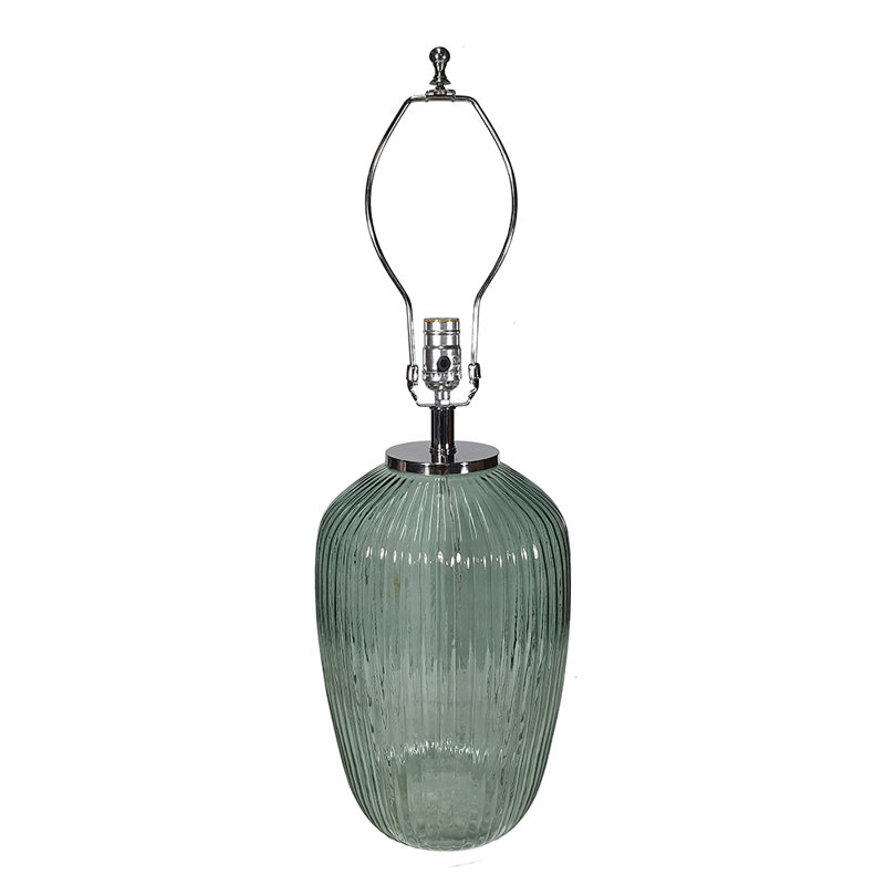 27" Glass Table Lamp