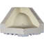 Moulure intérieure de coin en couronne Carrillo H 7 1/8 po x l 10 1/8 po x P 7 3/8 po