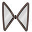 Frates Butterfly Wall Mounted Wall Mirror-46558060