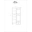 Prine 2 Door Manufactured Wood Wardrobe-40917474