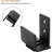 U-Shape Adjustable Wall-Mounted Door Bottom Metal Steel Floor Guide