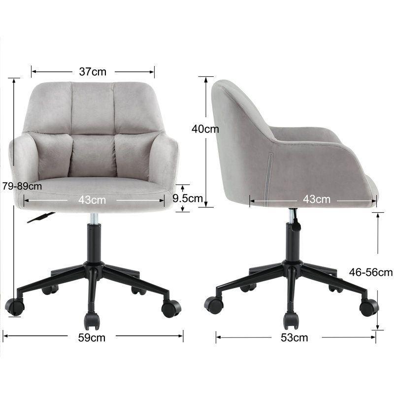 Airionna Office Chair, Grey