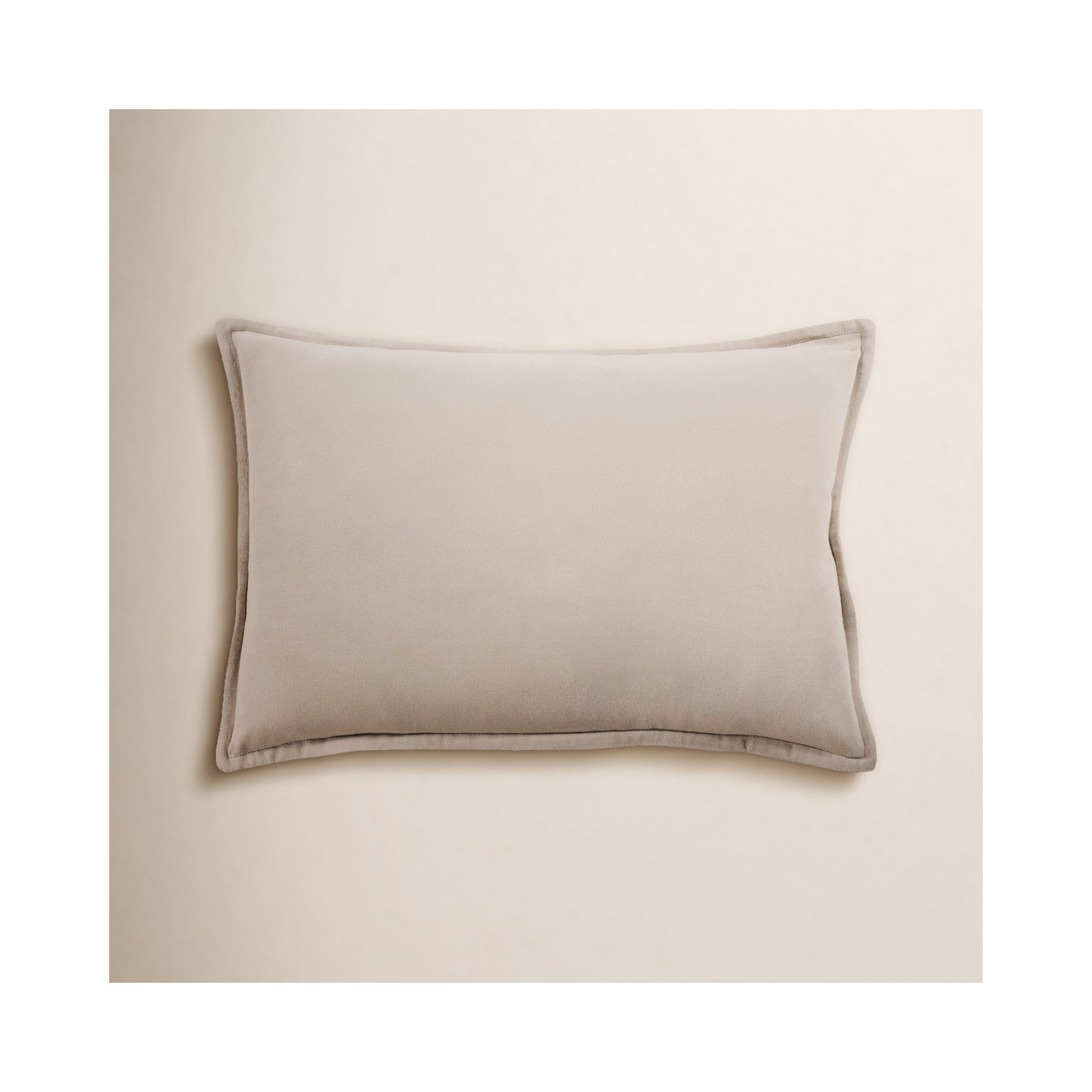 Norwin Cotton Throw Pillow, 13"H x 19"W, Brown, Down