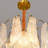 5-lights Stained Glass Chandelier with Dimmable Bulbs