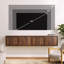 Meuble télé flottant, armoire murale avec portes coulissantes pour le salon, table de chevet moderne sans mains pour la chambre à coucher-647866036