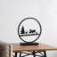 Lampe de chevet noire 13 po