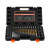 Screw Extractor Set with Drill Bits, 65 Pieces, Easy Out Nut Bolt Extractors and Drill Bits, with Adapters, Solid Storage Case, Cr-Mo Steel for Removing Rounded, Broken, or Stripped Fasteners