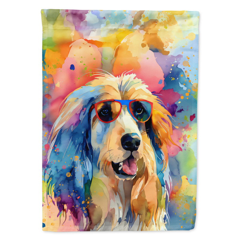 Drapeau de la maison Hippie Dawg, Lévrier afghan