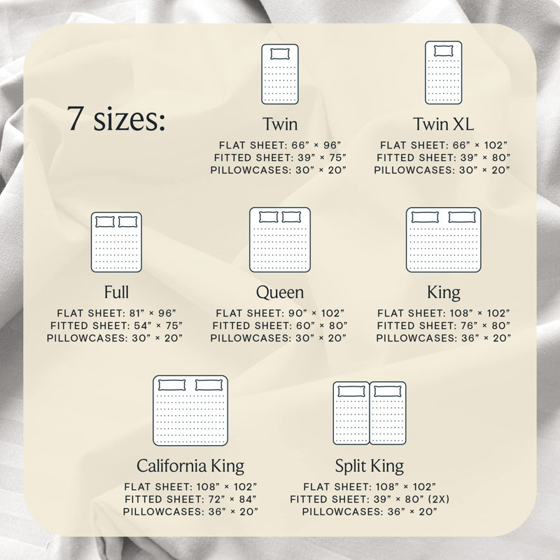 Luxclub 4 PC Light Gray Split King Silky Soft Cooling Extra Deep Pocket Performance Sheet Set, Light Gray