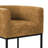 26" Upholstered Metal Barrel Counter Bar Stool-340202073-341230627