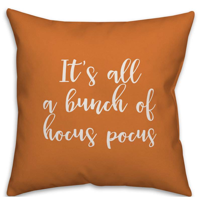  Coussin It's It's a Bunch of Hocus Pocus, Orange, Coussin décoratif