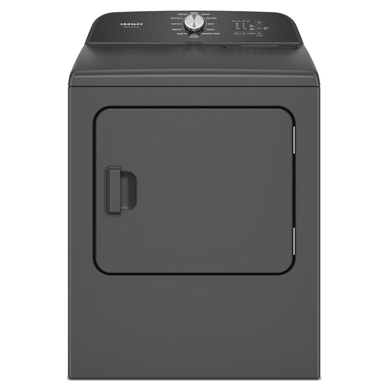 Crosley Professional 7.0 Cuft Dryer Volcano Black, Electric