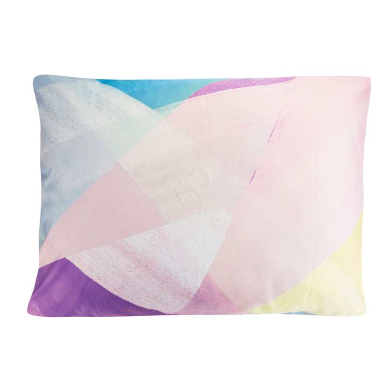 King Size Multicolor Geometric Cotton Comforter Set
