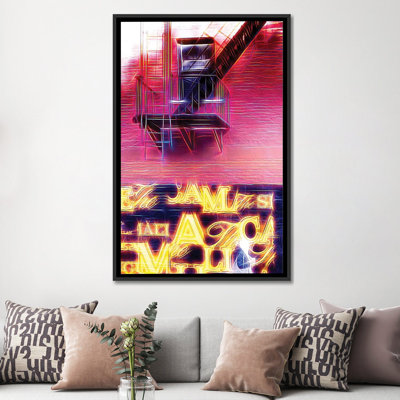 « emergency escaliers », impression sur toile