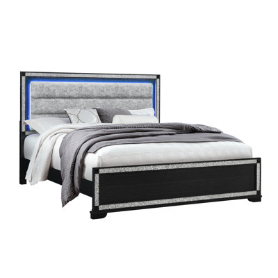 Soleil Charcoal King Bed