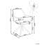 47cm H Polyester Upholstered Metal Upholstered Back Side Chair-62385824
