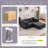 Compression Mahjong Sofa,Convertible Floor Sofa Bed,DIY Boneless Modular Sectional Sofa,No Assembly Required,Circle Fleece Fabric,Oversized 2 Seater With 1 Ottoman,Dark-Grey-1065845767