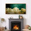 «Golden Clouds contre Emerald Sky», impression sur toile encadrée - décor dramatique de paysage-115271135-115271133