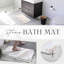 Tapis de bain en pierre Diatomite