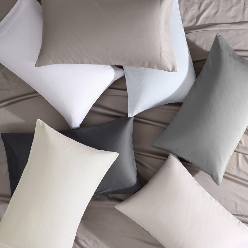 800 Thread Count Cotton Blend Sheet Set, Queen Sheet Set with 2 Pillowcases, Beige