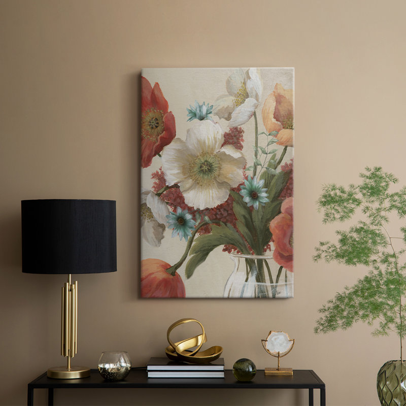Poppy Time II - galerie sur mesure, H 18 po x l 12 po