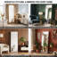 140-165cmH 3-in-1 Sleek Aluminum Frame Full Length Dressing Mirror with U-Shaped Stand, Shatterproof Tempered Glass Freestanding, Leaning & Wall-Mounted Rectangle Floor Mirror, Gold & Black-1068023335-1068023338