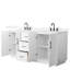 Elan TK 72" Freestanding Double Bathroom Vanity with Quartz Top-1828362721-1828362724-1828362730